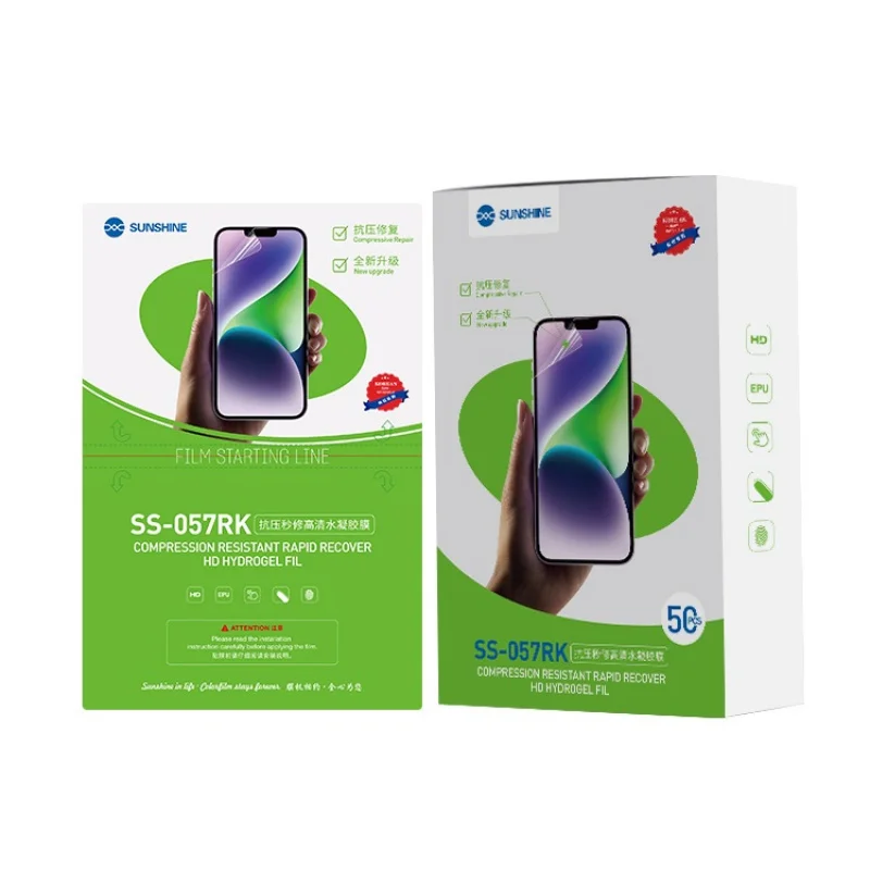 SUNSHINE SS-057RK Anti-Stress Instant Repair High-Definition Screen Protector EPU Flexible Hydrogel Film