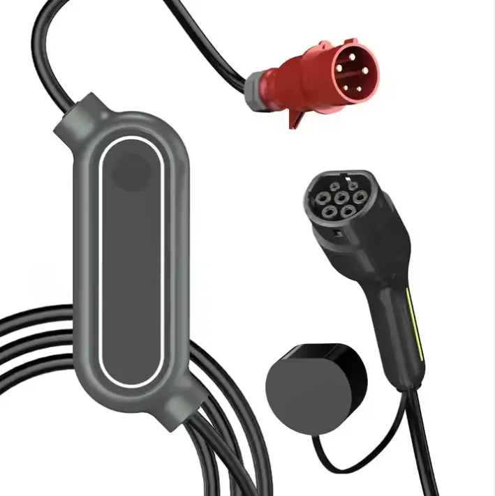 

EVO 11kW 16A 22kw 32A 3 Phase Adjustable Portable EV Charger Type 2 With CEE Plug Electric Vehicle Car Charger