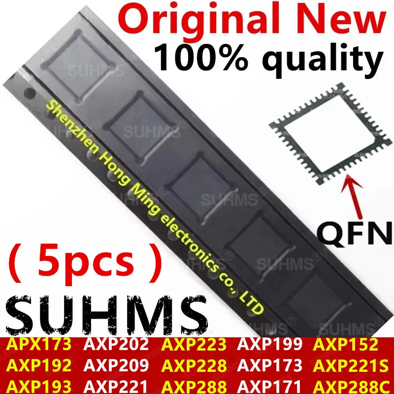 (5piece) 100% New APX173 AXP192 AXP193 AXP202 AXP209 AXP221 AXP221S AXP223 AXP228 AXP288 AXP288C AXP199 AXP173 AXP171 AXP152 QFN