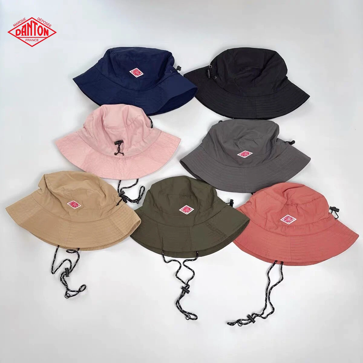 DANTON Unisex Summer Sun Protection Bucket Hat, Wide Brim Cooling Hat, Casual Couple Outdoor Sun Hat for Daily Travel