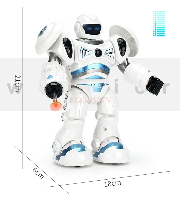 Children's Mech Warrior Robot Toy Charging Battle Little Boy Mechanical Warfighter Electric Light Music Walking