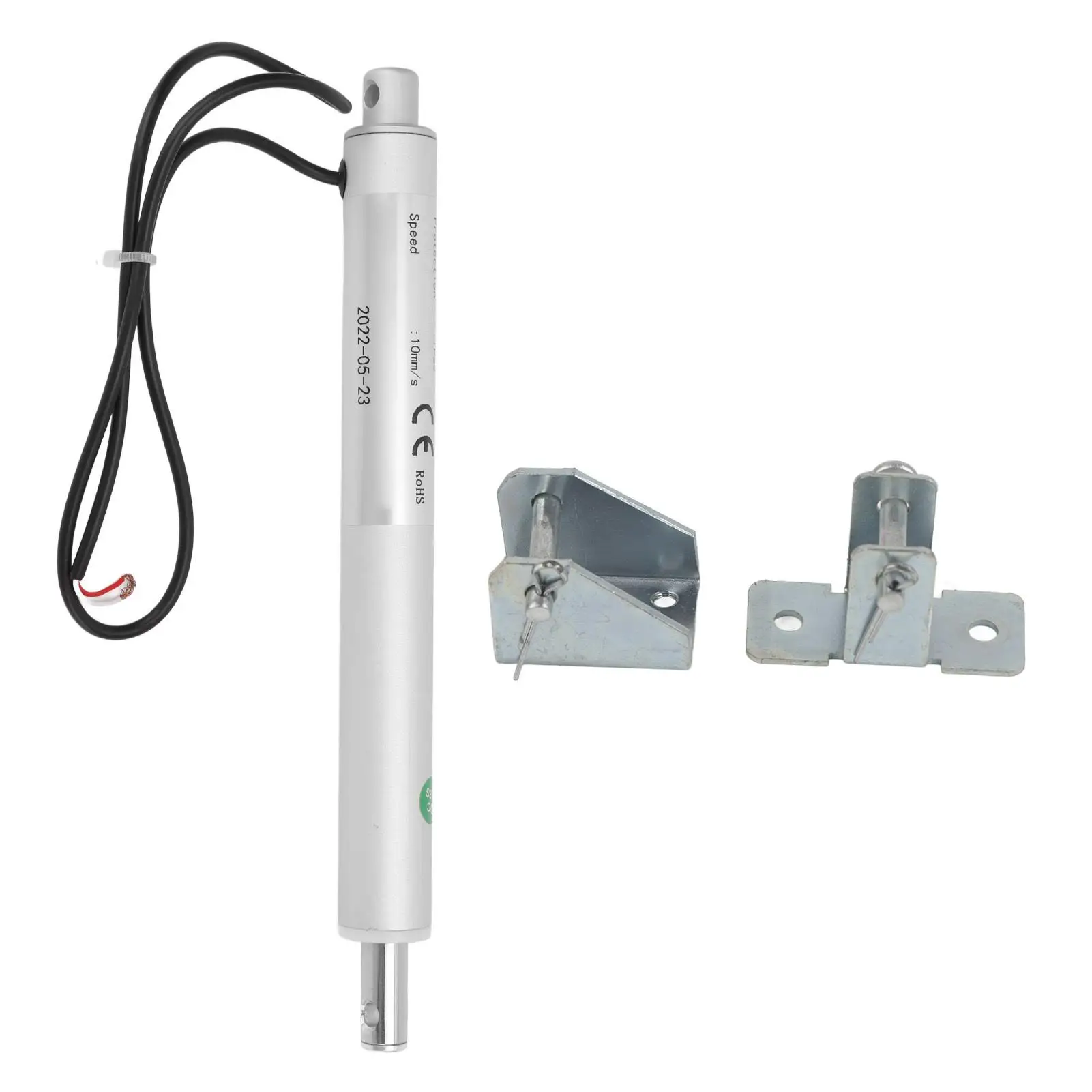 100N Mini Micro Aluminum Alloy Linear Actuator 10mm/s DC Electric Pen Type 50mm Stroke with Limit Switch