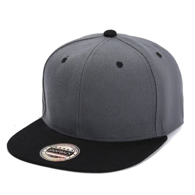 Farbblockierte Baseballkappe mit flacher Krempe, vielseitiger Sonnenschutz und Sonnenschutzhut, Outdoor-Mode, Unisex, Street-Hip-Hop-Hut – Detail 11