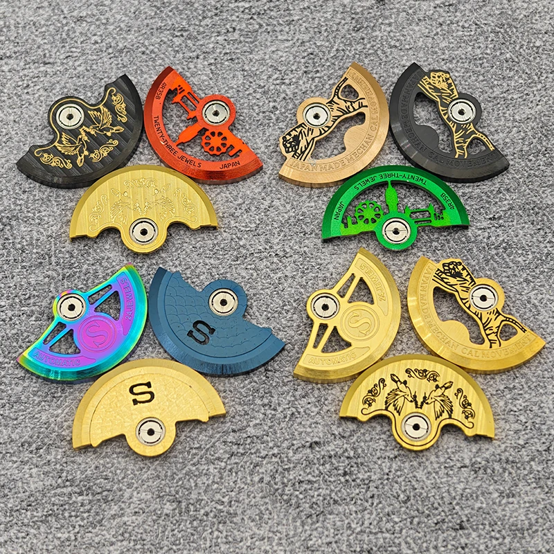 New NH35 Movement Rotor Circular Rotor Suitable For NH35 NH3636 4R 7S Movement Rabbit shape Watch Modified Rotor