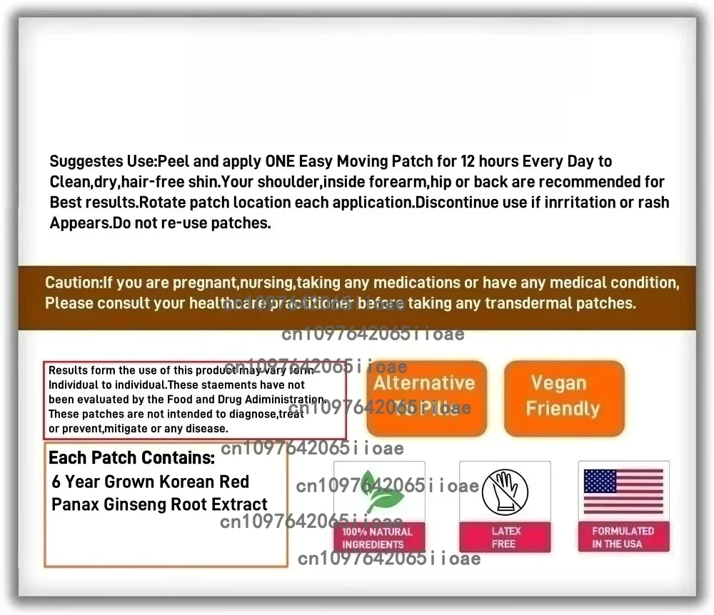 NMNH Transdermal Patches with NAD Resveratrol PQQ for Anti-Aging, Energy, Focus 30 Patches