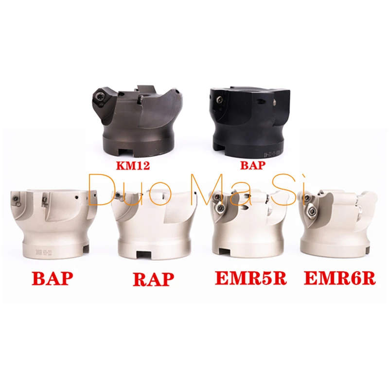 Imagem -02 - Cabeça de Fresa Facial Suporte para Ferramentas Fmb22 Inserir Moinho de Face Bap 300r 400r Km12 Emr5r Emr6r Rap400r 63 mm Apmt1135 Apmt1604