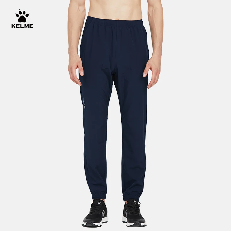 KELME erkek futbol eğitim spor pantolon dokuma nefes dokuzuncu pantolon Joggers koşu spor 871003