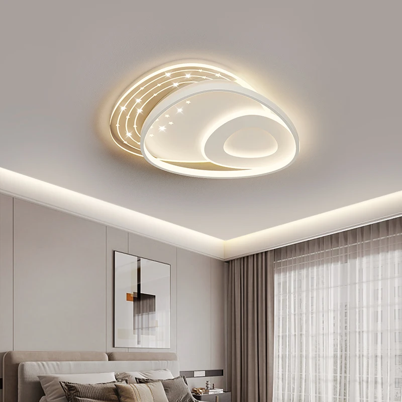 New Design Square Round LED Ceiling Light For Living Room Bedroom Kitchen Luminarias Modern LED Lights For Home Lighting Fixture