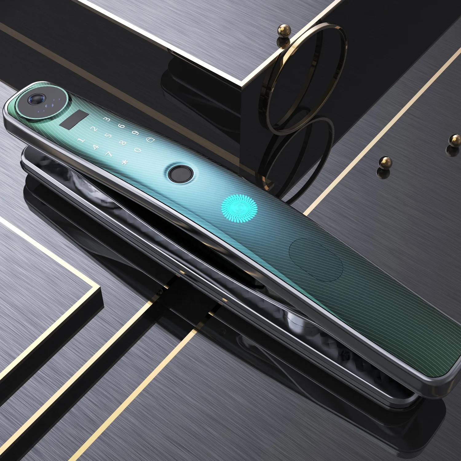 Smart Door Lock E202, Android Fechamento de Impressão Digital, Raykube, Mijia, Tuya, Jio Telefone,