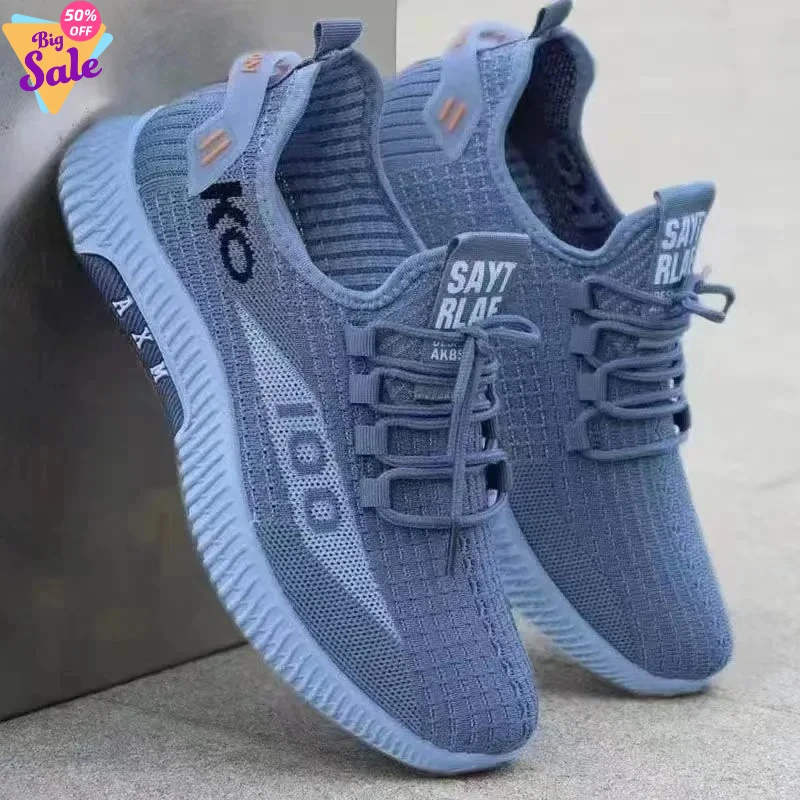 

2026 Soft Soled Spring and Autumn Old Cloth Shoes Breathable Mesh Shoes Non-slip Wear-resistant Casual Low-top Shoes Work Shoes