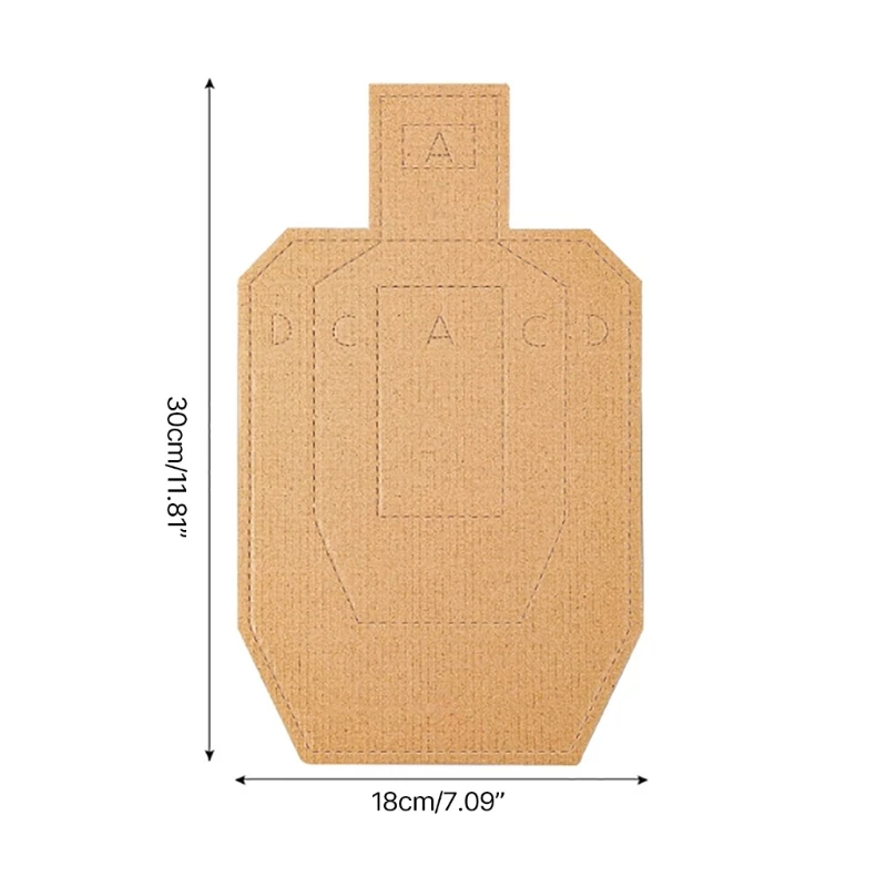 Shooting Ranges Targets (10pcs) Paper Targets Improve Your Accuracy Outdoor Gift for Arrow Shoot Practicer Cardboard 24BD