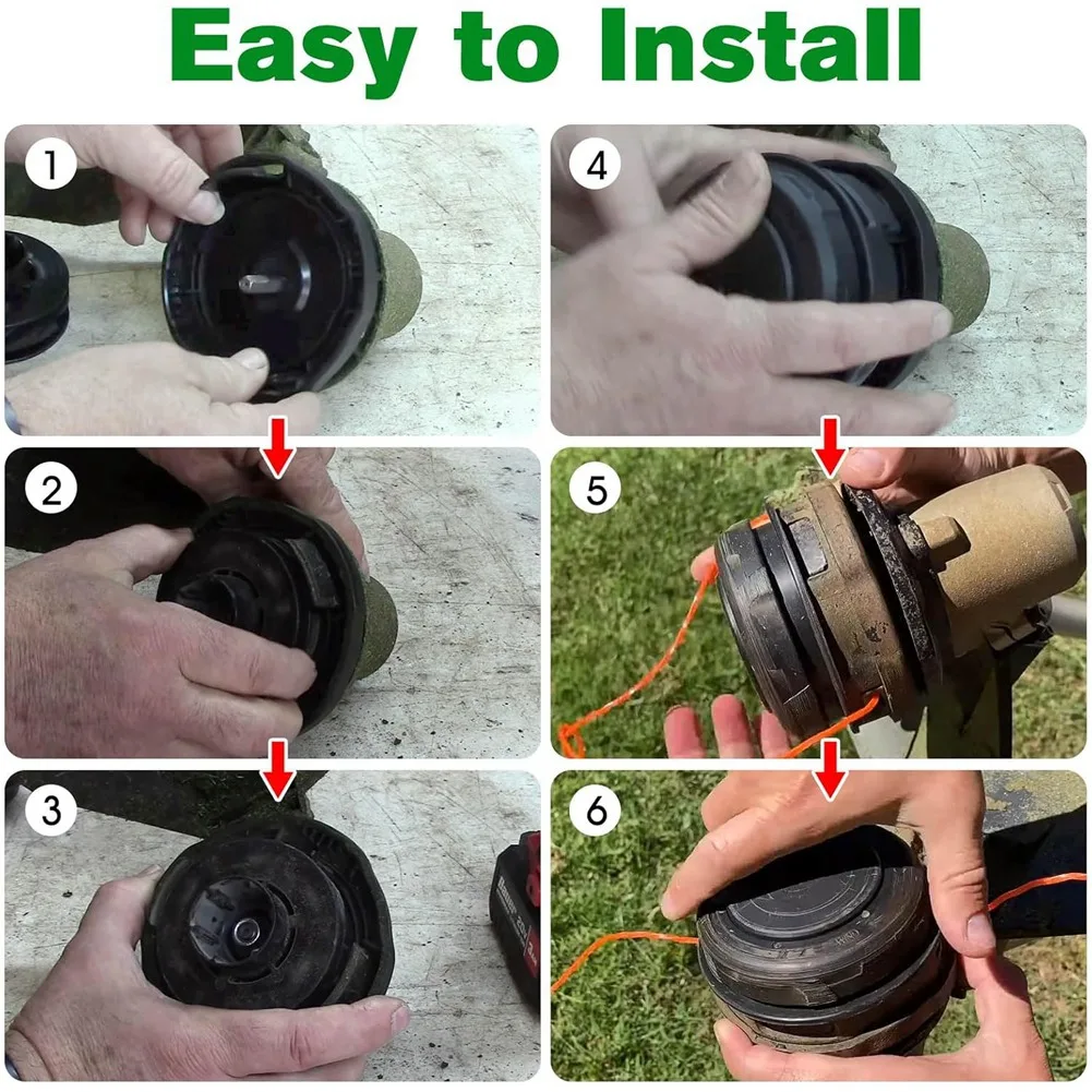 [TOP SALE] AH1530 Rapid Reload Trimmer Head Replacement for Ego Electric String Trimmers, Fits ST1500F ST1500XY/ST1502LB AH1530