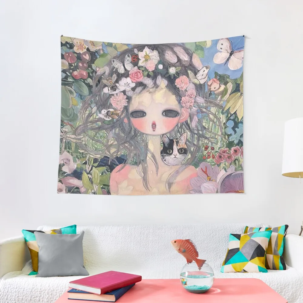 kebun tanaman wanita Tapestry Custom Decor Home Tapestry