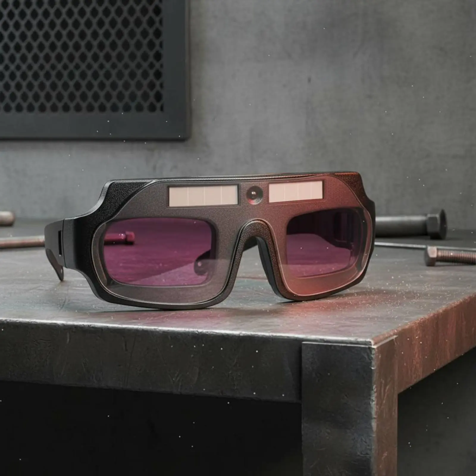 

Auto Darkening Fusing Glasses Shock Resistant Spark Fusing Vision Protection for Welders