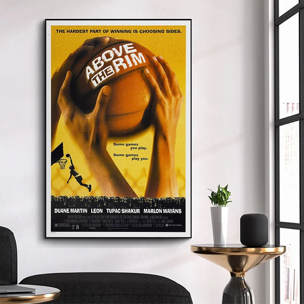 WM3304 Above The Rim Called Horse Classic Movie HD Silk Fabric Poster Art Decor Indoor Painting Gift