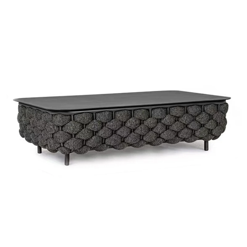 

Outdoor rattan sofa courtyard balcony outdoor waterproof leisure sofa terrace living room sun room rattan sofas combination