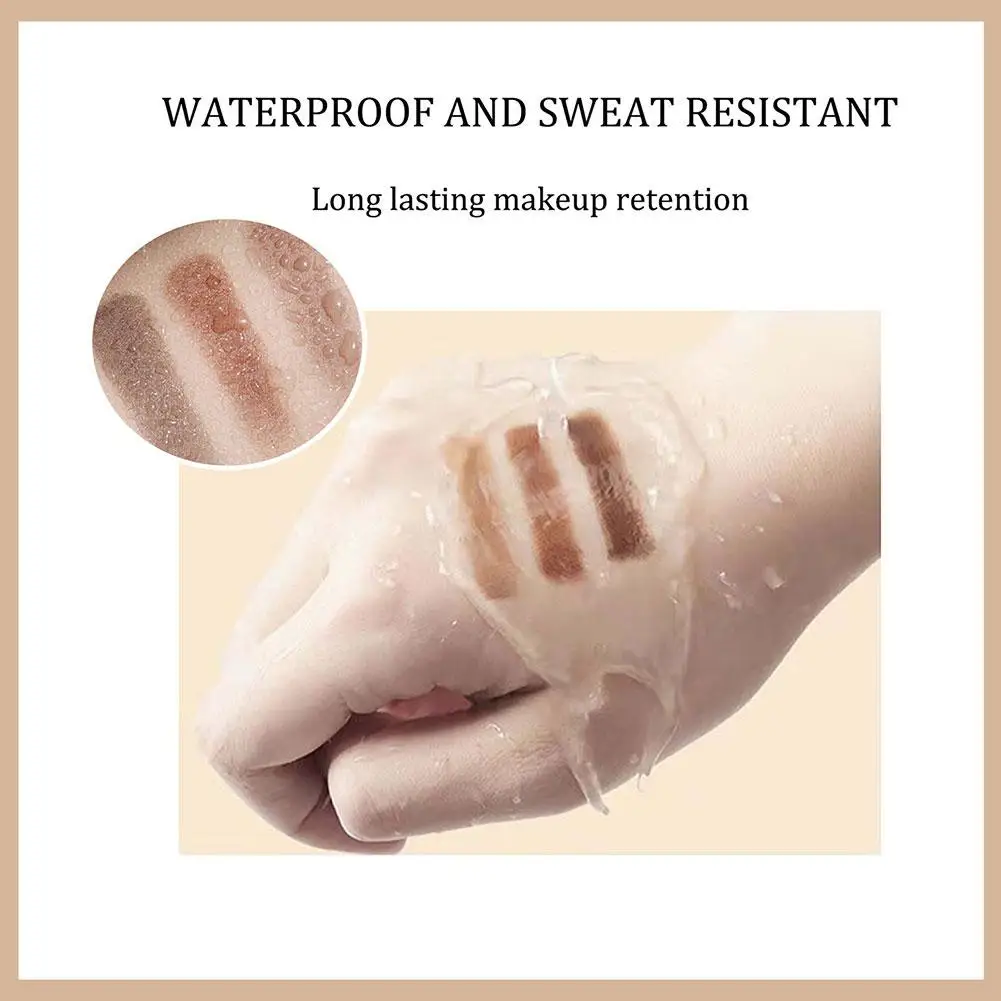 3 Colors Matte Eyebrow Powder Palette Waterproof Long-lasting Pomade Eye Brow Pomade Eyebrow Enhancer Makeup Cosmetics