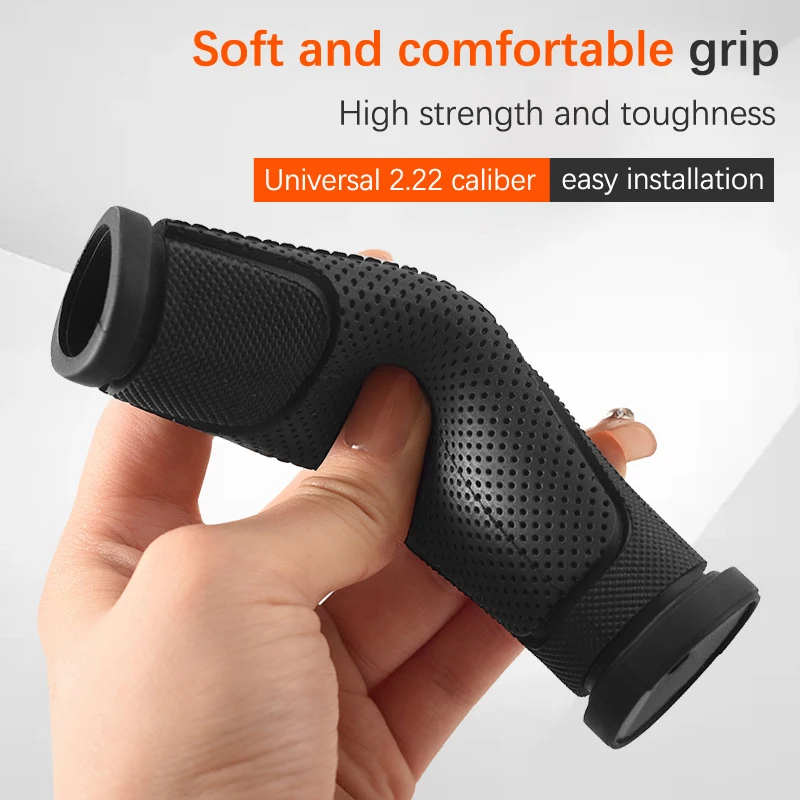 1 Pair Bicycle Handle Cover Rubber Grips Bicycle Handlebar Protect Cover Anti-slip Bicycle Protective Gear Bike Accessories