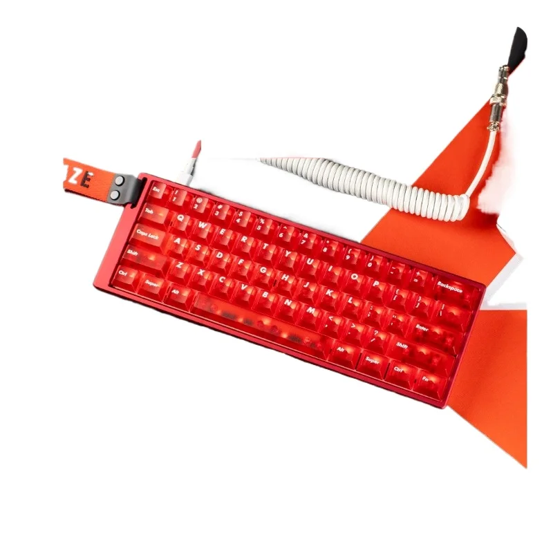 

Magnetic axis PCB keycap full change AIM60 aluminum shell customized modification spree