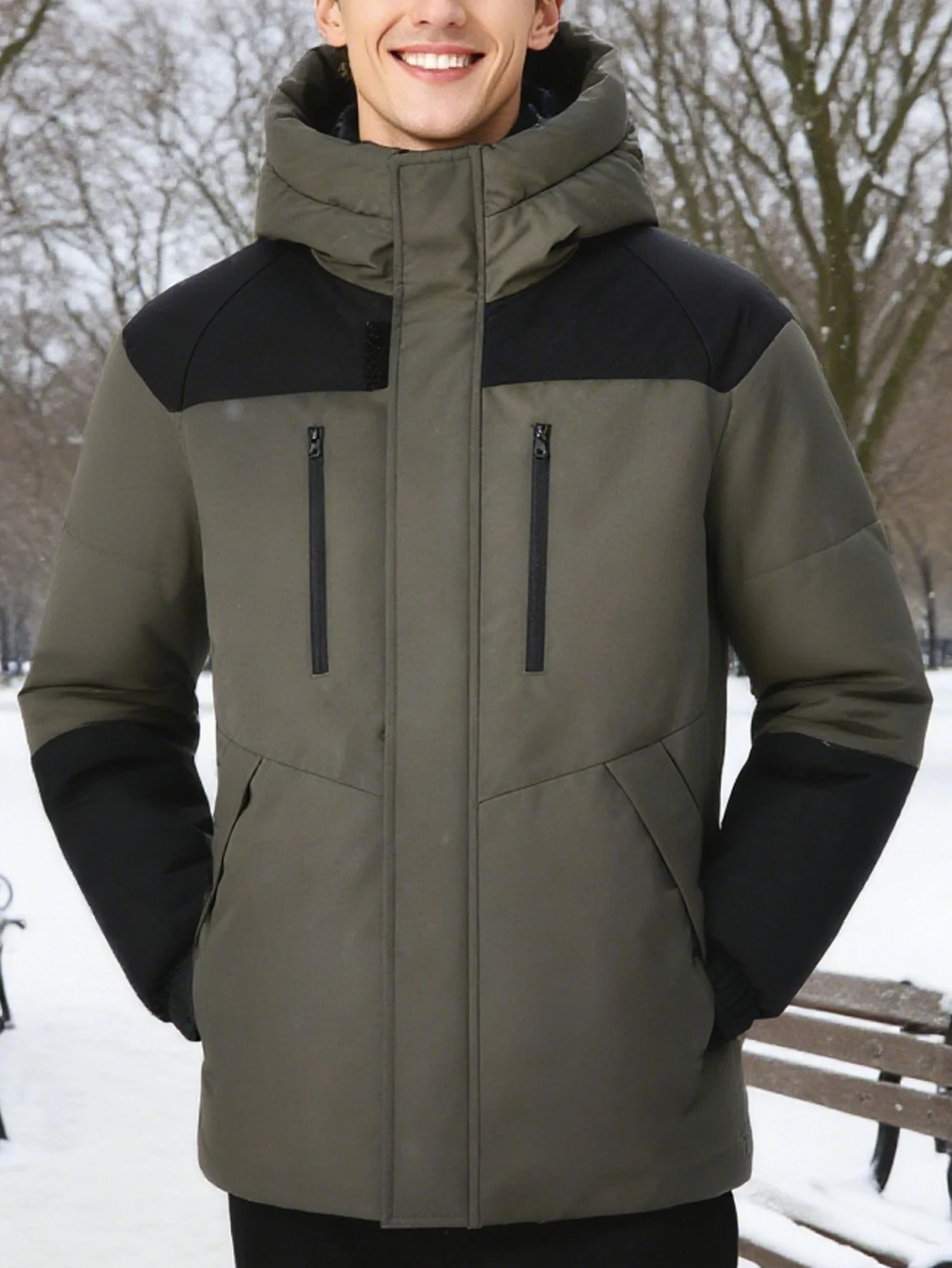 

Men's winter coat warm coat windproof jacket