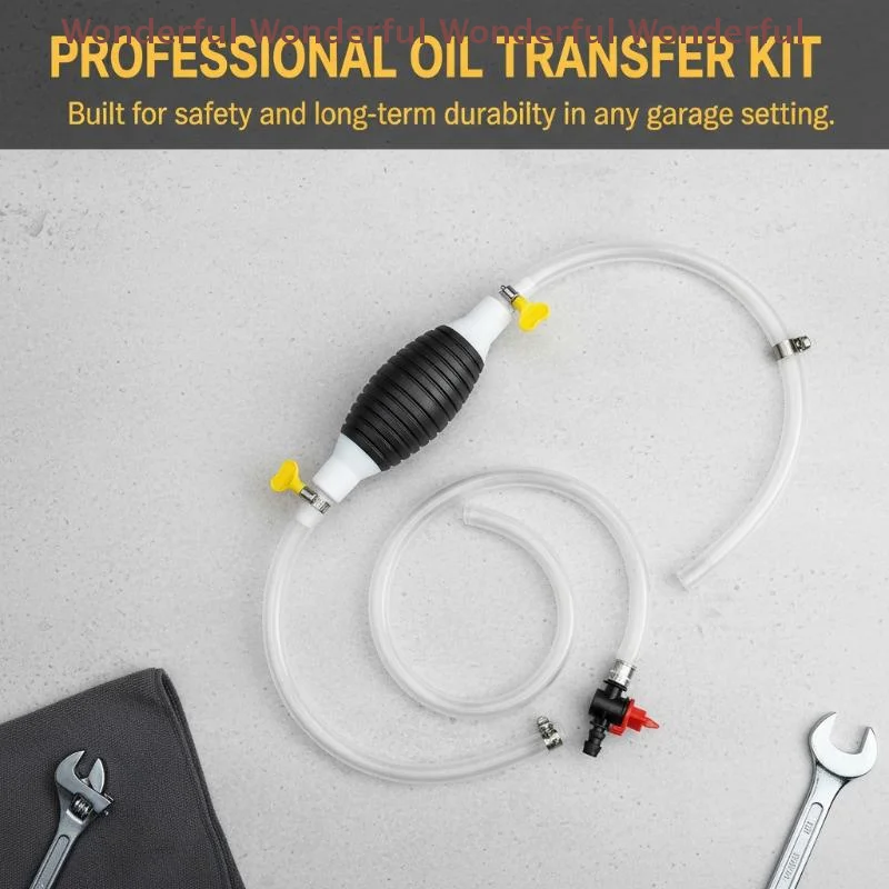 Hand-operated Fuel Pump Kit For Automobile Portable Oil Tank Sucker Pump Hand Fuel Pump Petrol Transfer Pump