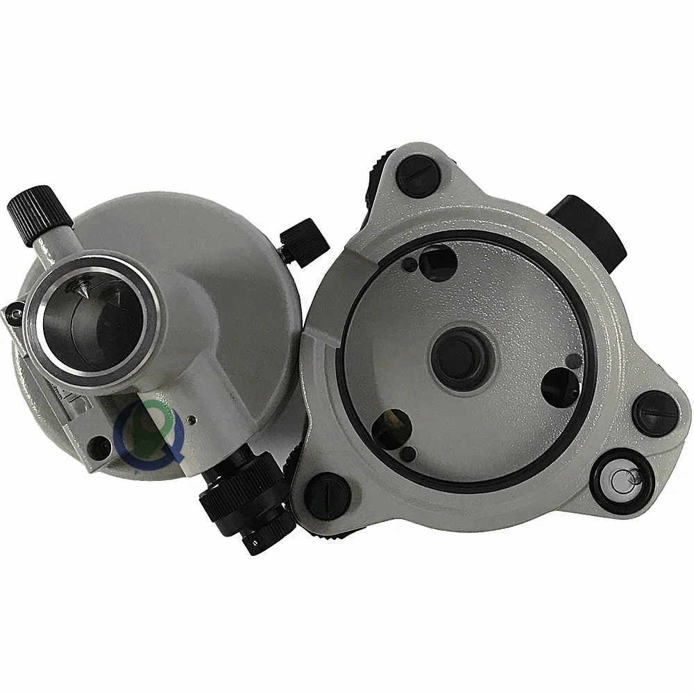 NEW version Gray Three-jaw Tribrach & Adapter With Optical Plummet For Total Station Prism GPS Surverying