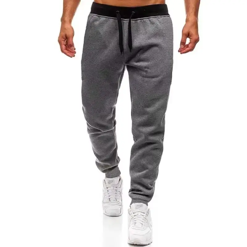 ربيع منتظم صالح سراويل رياضية الرجال Sweatpants عادية الرباط مرونة الخصر السراويل الرياضية مع جيوب وملابس الشارع الشهير