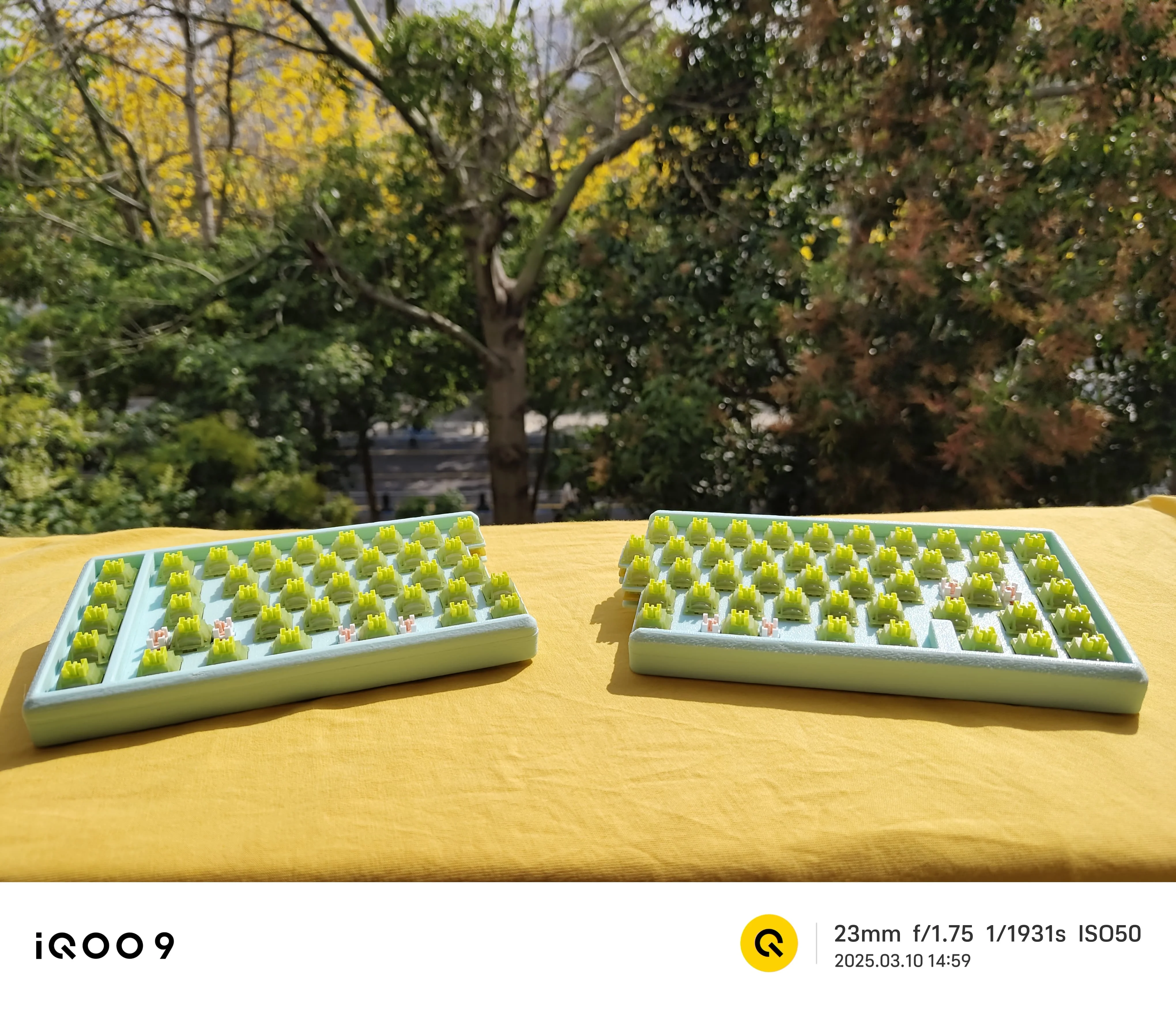 85key สายแยกชุดคีย์บอร์ด Palm Rest Hot Swap Custom QMK/VIAL RGB Type-c MX Switch แยกคีย์บอร์ดสนับสนุน Macros