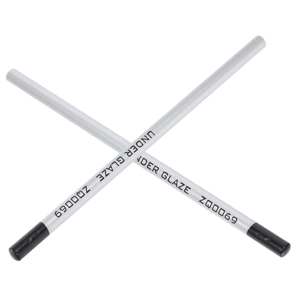 2Pcs Pottery Underglaze Pencils for Precision Detailing Shading Coloring on Bisque Ceramics Ceramic Art Painting Decorating