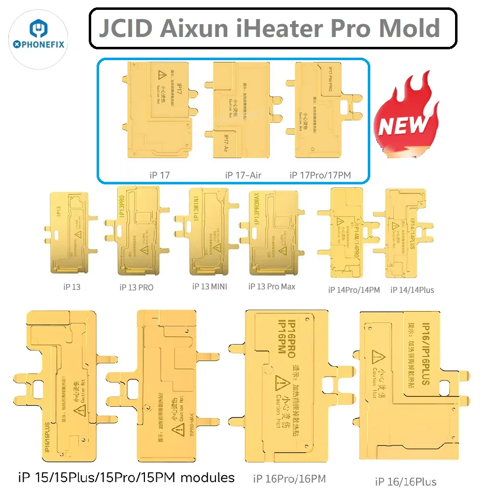 JC Aixun iHeater Pro Heating Modules Preheating Station for iPhone X-17 ProMax Motherboard Rear Camera Heating Separating Repair