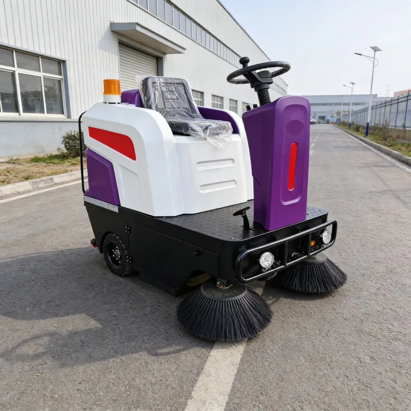 

Open Electric Street Sweeper For Power Plant Heavy Duty Industrial Floor Cleaning Sweeping Machine For Outdoor Area