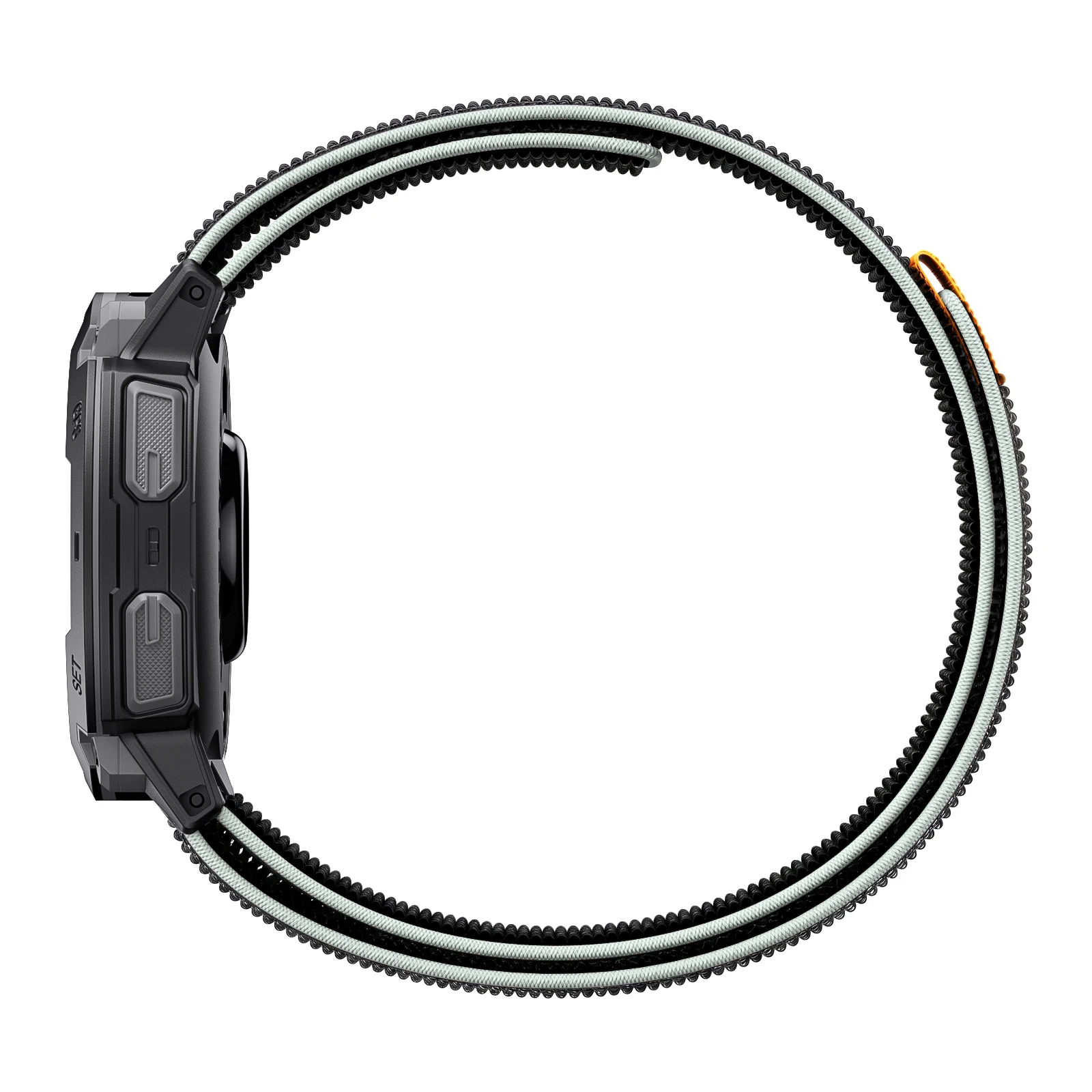Nylon-Schlaufenarmband für Garmin Instinct 2/2X/3, 22mm 26mm Metallfreies Klett-Sportarmband, Leichtes Atmungsaktives Ersatzband – Detail 12