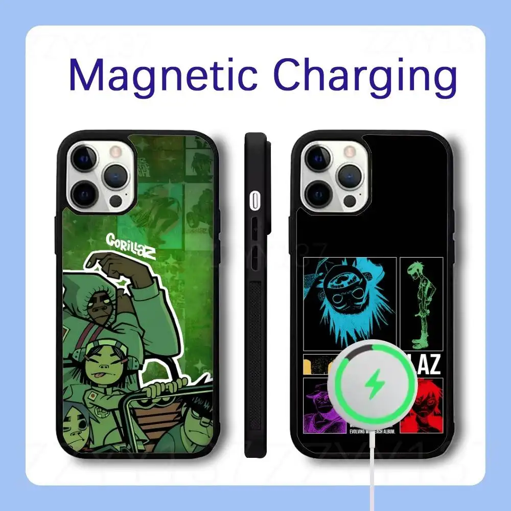 

G-Gorillaz Demon Days Phone Case For iPhone 17,16,15,14,13,12,11,Pro,Max,Plus,Air,Mini,SE Magsafe Magnetic Wireless Charging