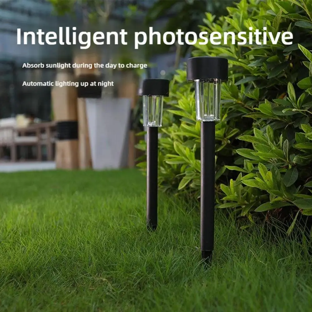 5PCS Outdoor Solar Rasen Lampen Wasserdichte Garten Lichter Led Solar Pathway Lichter Landschaft Lichter Hof Rasen Dekoration