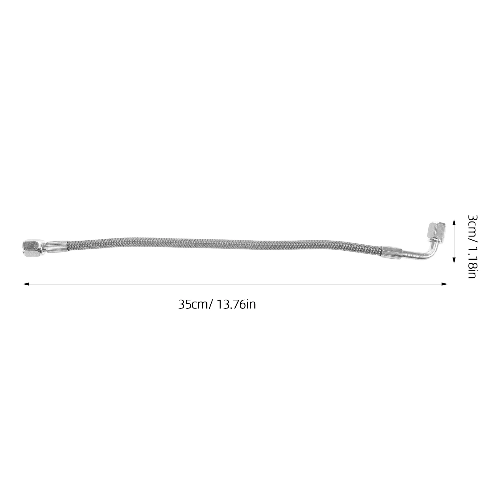 Tubo interno trançado de óleo turbo 4an ptfe, resistência de alta pressão, lubrificação estável, acessórios automotivos