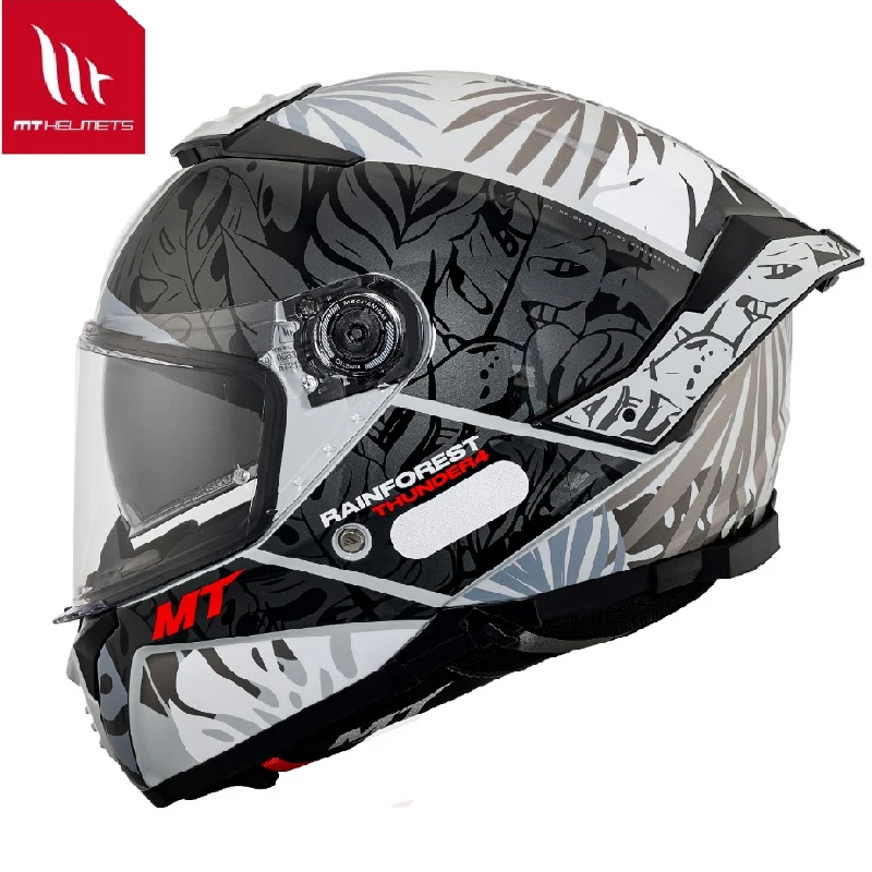 MT Thunder 4 SV Motorcycle Helmet ECE DOT Certification Full Face Double Lens Racing Off-road Helmet Men Cascos Para Moto