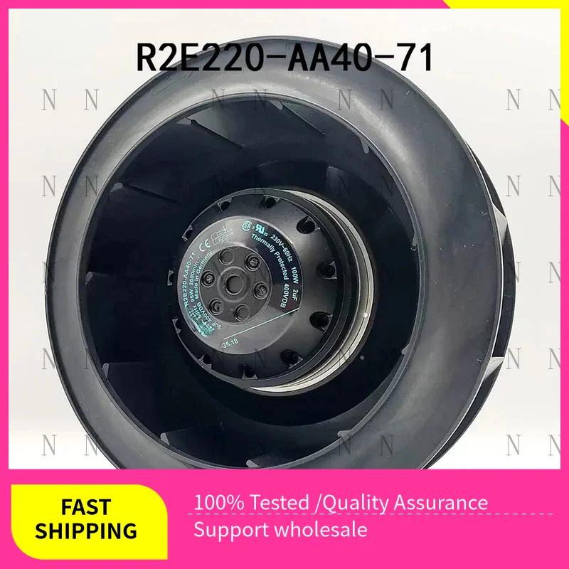 

YJJ ДЛЯ Ebmpaps Новый центробежный вентилятор в штучной упаковке 230 В переменного тока R2E220-AA40-71 0,40 А 85/100 Вт радиатор