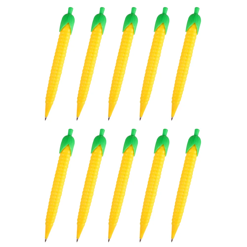 10 Pcs Mechanical Pencil Kids Accessory Portable Pencils School Lead Yellow Children Pupils