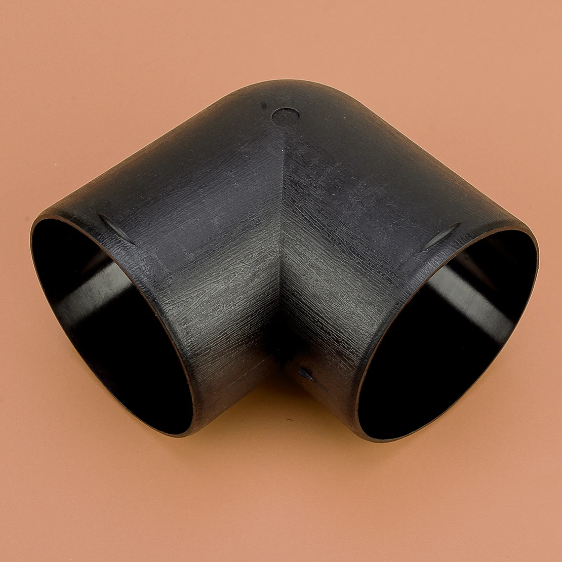 

Black 75mm Parking Heater Air Vent Ducting Flat Elbow Pipe Outlet Exhaust Connector L-shape Plastic