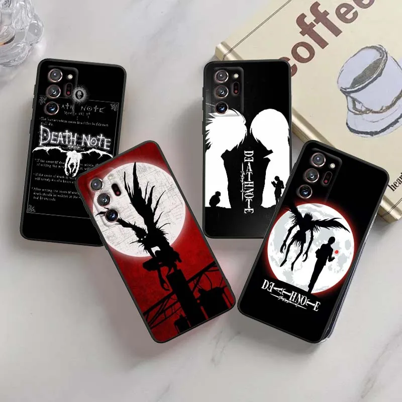 

DEATH NOTE Anime Cool For Samsung A73 A72 A71 A55 A54 A53 A52 A51 A13 A22 A16 A15 A05s A14 A05 A06 5G Black Phone Case