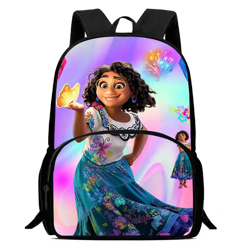 

Child School Backpack with Front Pocket,Cartoon ENCANTO School Bags for Boys Girls,Durable Kids Backpack for Pupil Students