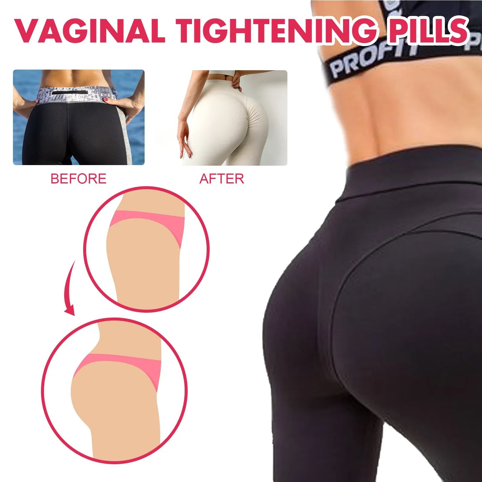 Hip Lifting Capsule Sexy Buttock Enlargement Shaping Tightening Prevents Sagging For Bigger Butt Enhancement Create Women Curves