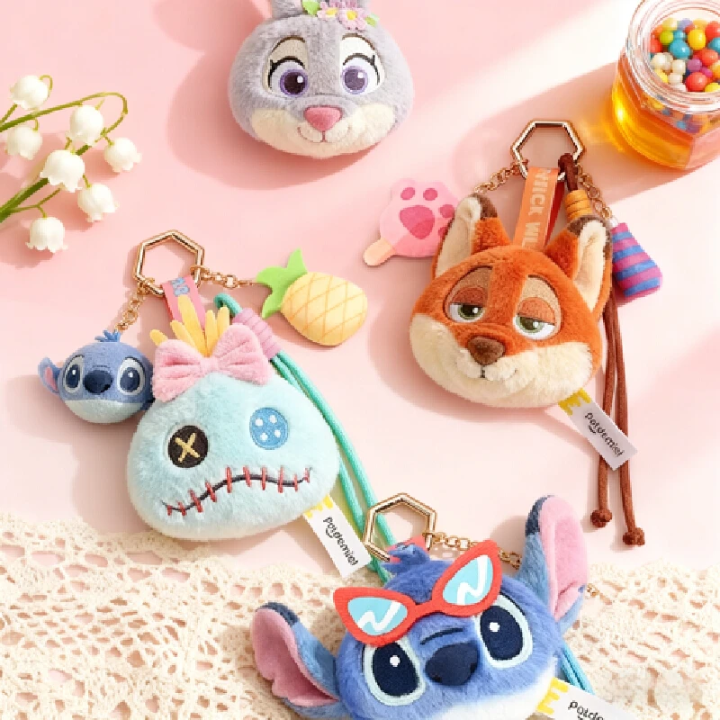 

Cute Potdemiel Plush Keychain for Bag - Disney Zootopia Nick Wilde Gift - Cartoon Animal Stuffed Toy for Kids Birthday Present