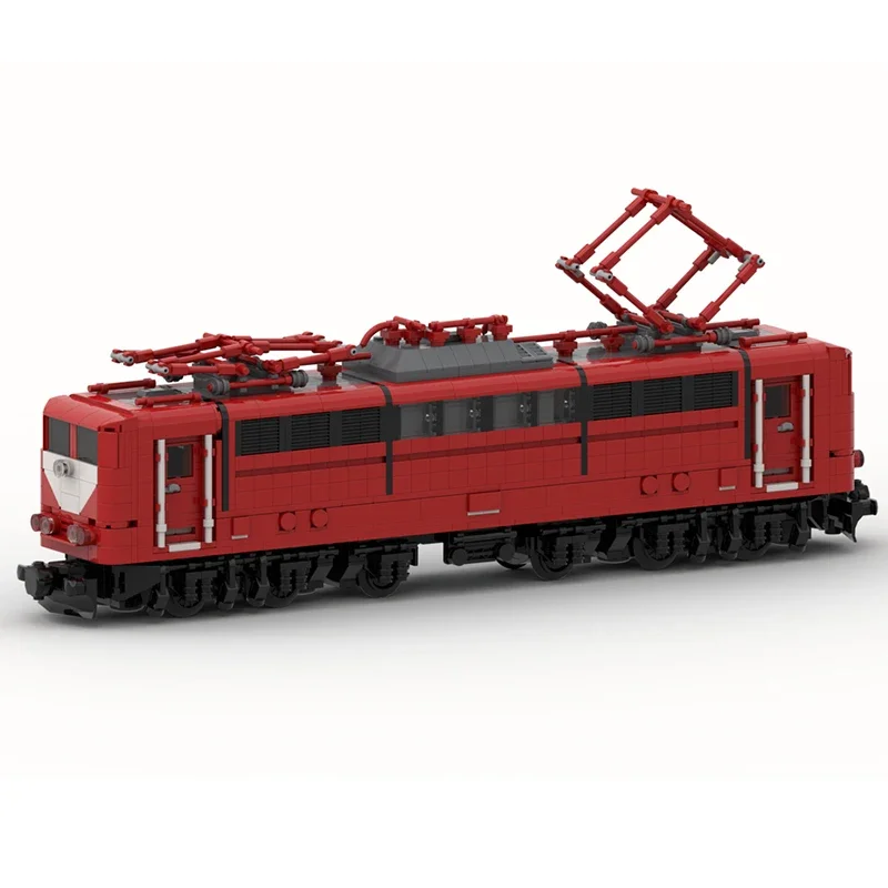 Stadt Hoch geschwindigkeit szug Modell Moc Bausteine DB-Baureihe Zug Technologie modulare Blöcke Geschenk Weihnachten Spielzeug DIY Sets Montage