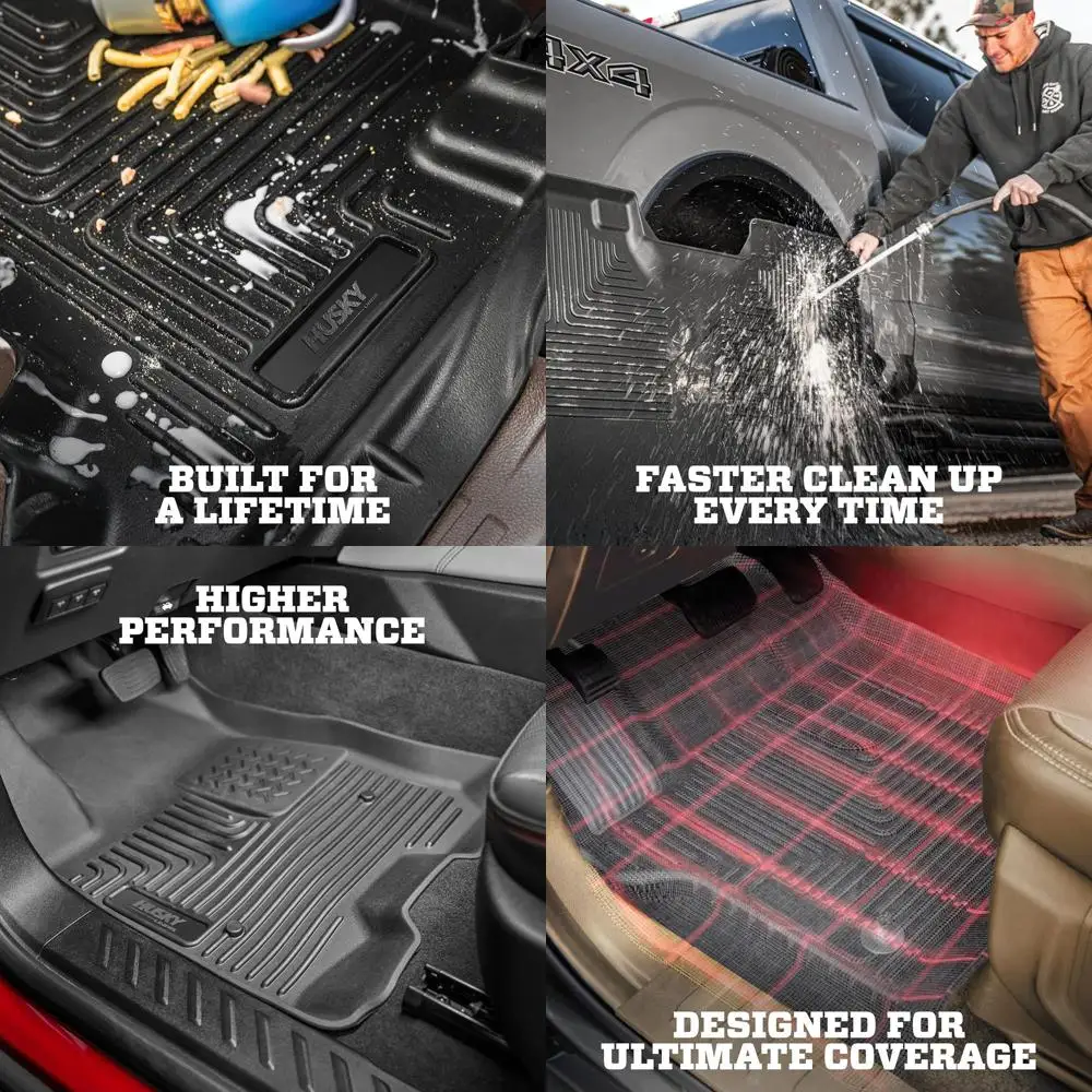 

Коврики Weatherbeater | Подходит для Chevrolet Sonic 2012-2020 гг. | Передний и 2-й ряд, 3 шт. Черный — 98291