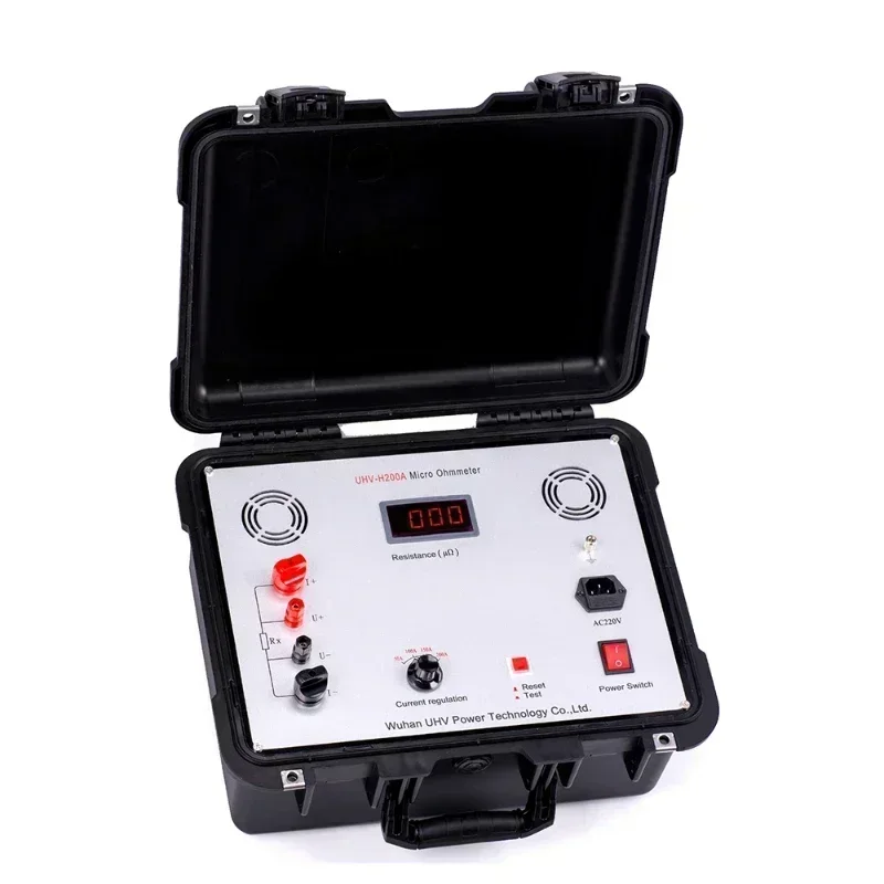 

Excellent Top Quality Hot SalesUHV-H200A Dc Tester Microohmeter 200a Contact Resistance Test Set Loop Resistance Meter With Fast