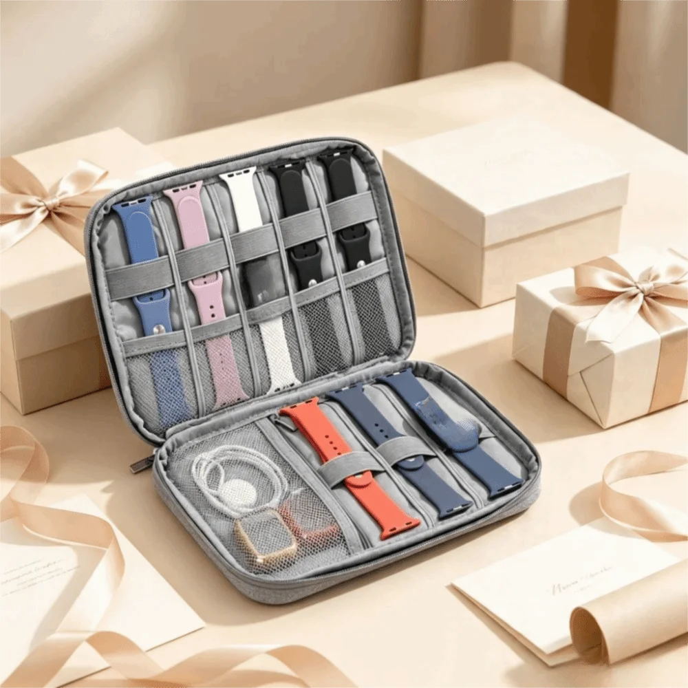 Large Capacity Watchband Box Storage Bag Practical Watchband Storage Case Multifunction Watchband Storage Box Home Storage