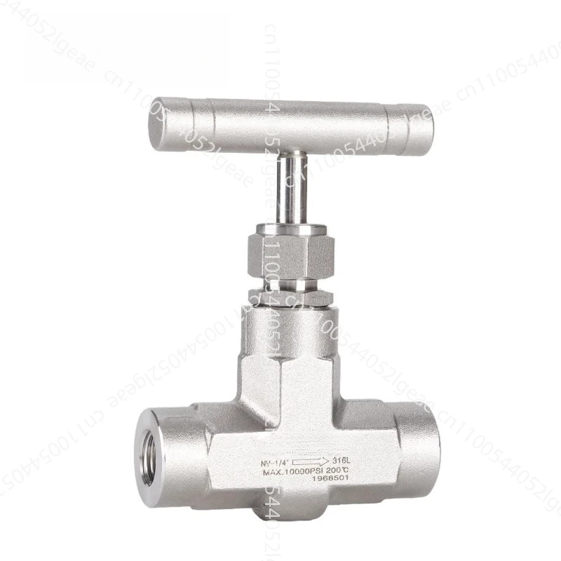 الفولاذ المقاوم للصدأ صمام إبرة الضغط العالي للغاية 316 صمام إبرة مزورة صمام التوقف 10000Psi لوحة 70Mpa #5