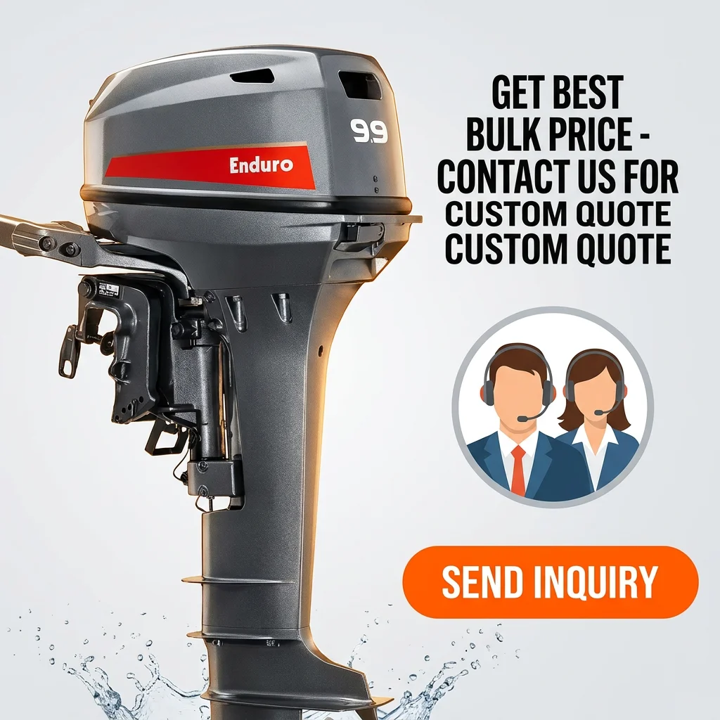 Professional 9.9HP 2 Stroke Marine Outboard Long Shaft Tiller Control Reliable Performance For Trawler Commercial Use