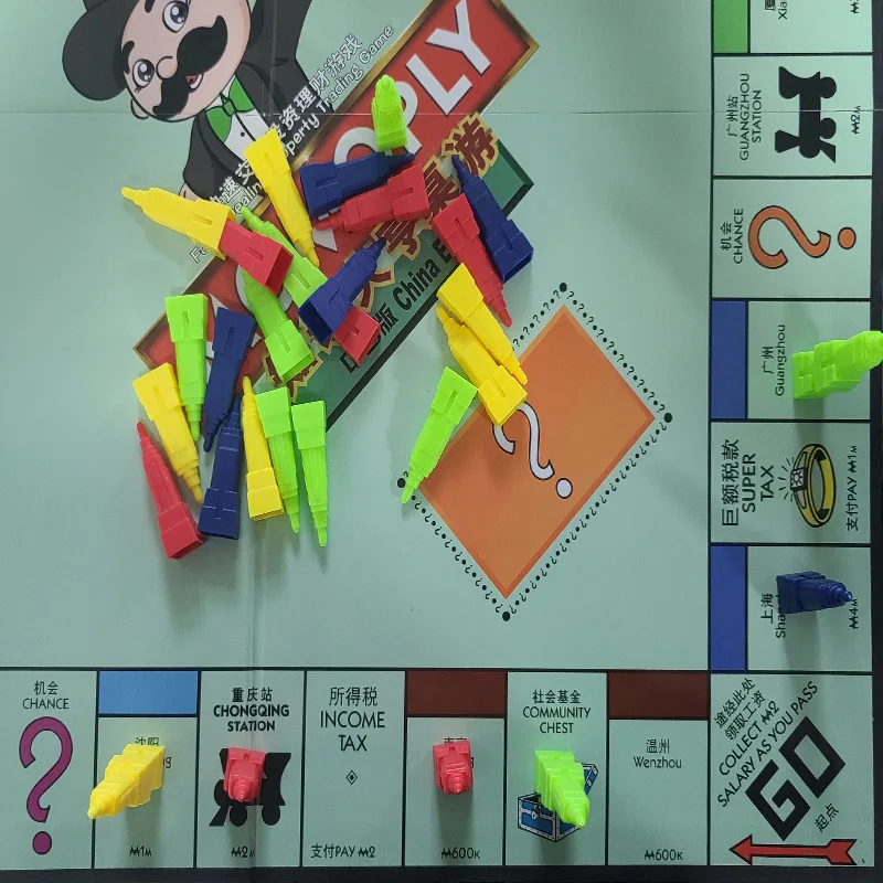 

50 шт., игровые шахматные фигуры, здание дома, отель, трехмерный маленький дом, игрушечные аксессуары, расширение, дополнительная упаковка